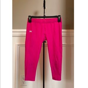 Under Amour Pink Girls Leggings